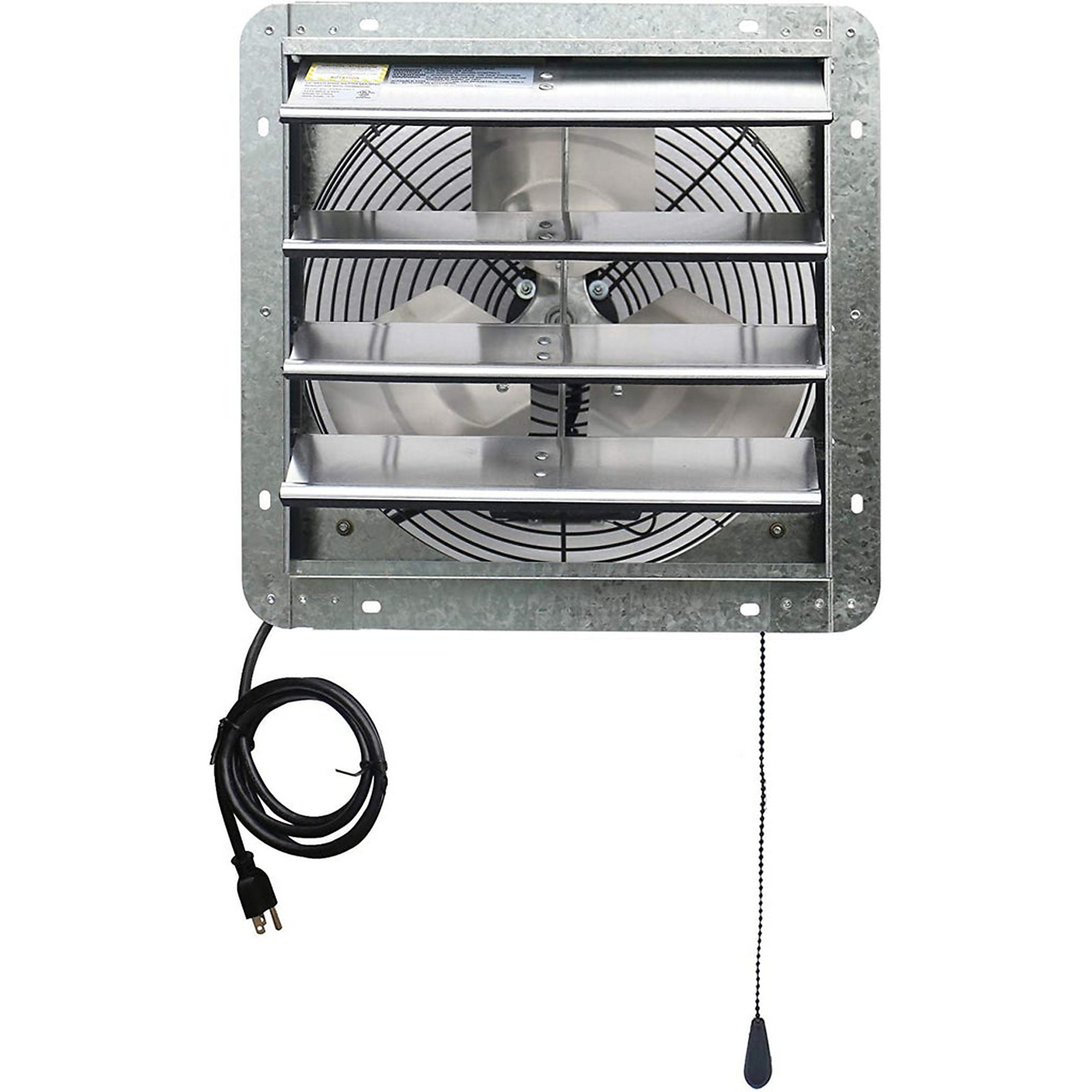Dr. Infrared Heater iLiving Shutter Exhaust Fan — 14in., 3-Speed, Built-In Thermostat, 6ft. Cord, Model# ILG8SF14V